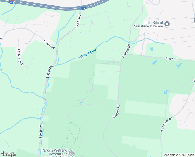map of restaurants, bars, coffee shops, grocery stores, and more near 8521 Saint Ives Place in Cincinnati
