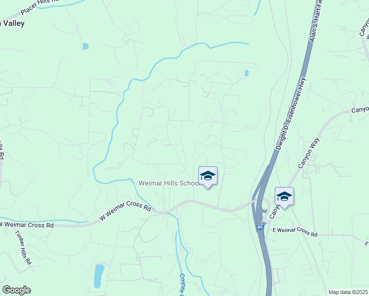 map of restaurants, bars, coffee shops, grocery stores, and more near 21310 Snooks Road in Colfax