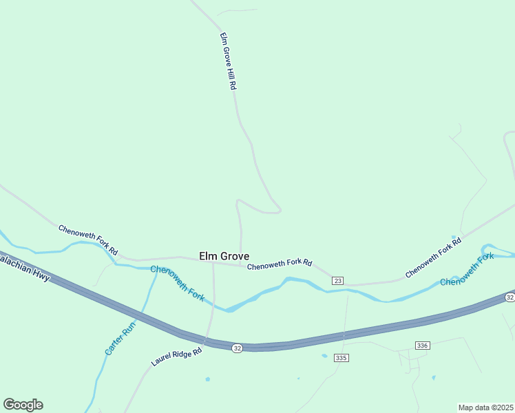 map of restaurants, bars, coffee shops, grocery stores, and more near 1-563 Elm Grove Hill Road in Piketon