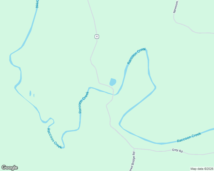 map of restaurants, bars, coffee shops, grocery stores, and more near 9 Covered Bridge Road in Vinton County