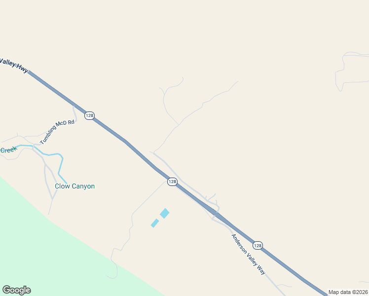 map of restaurants, bars, coffee shops, grocery stores, and more near 10521 Highway 128 in Boonville