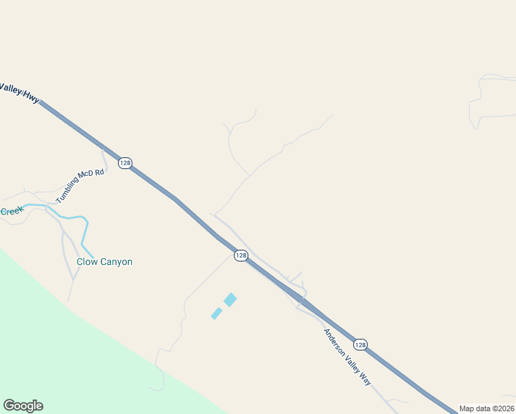 map of restaurants, bars, coffee shops, grocery stores, and more near 10521 California 128 in Boonville