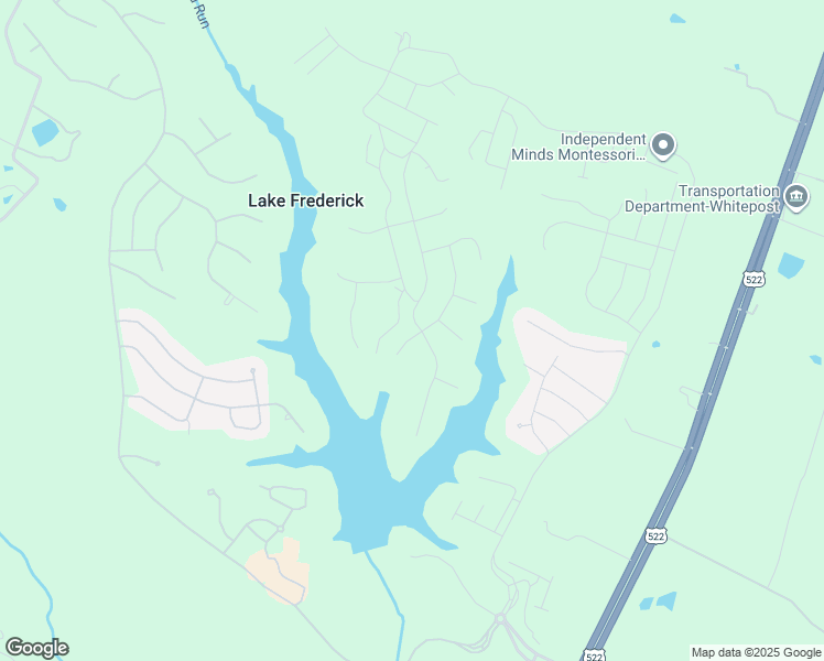 map of restaurants, bars, coffee shops, grocery stores, and more near 182 Milkweed Drive in White Post