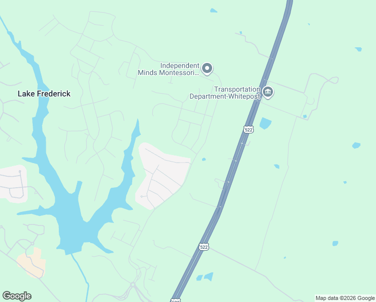 map of restaurants, bars, coffee shops, grocery stores, and more near 107 Cabbage White Drive in Lake Frederick