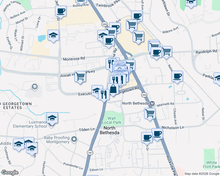 11550 Old Georgetown Road, North Bethesda MD - Walk Score