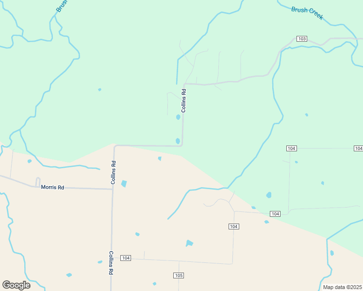 map of restaurants, bars, coffee shops, grocery stores, and more near County Route 103 in Montgomery County