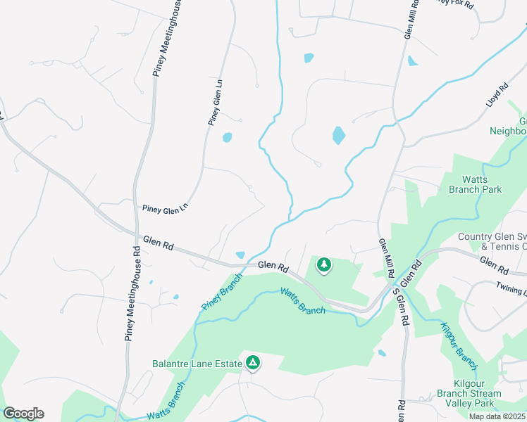 map of restaurants, bars, coffee shops, grocery stores, and more near 11011 Glen Road in Potomac