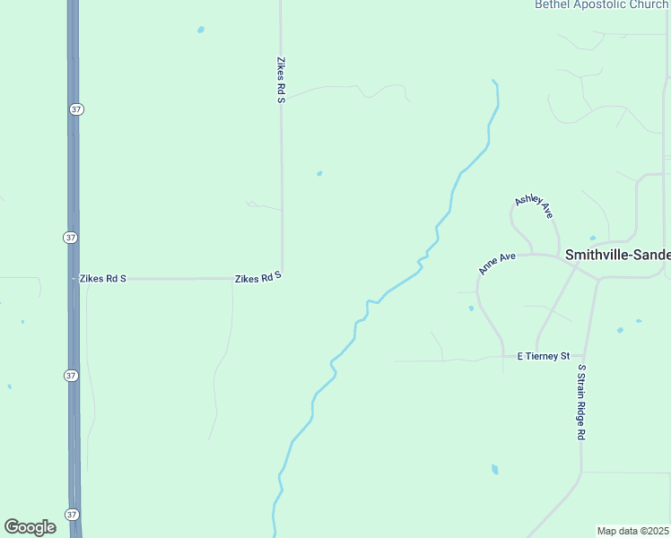 map of restaurants, bars, coffee shops, grocery stores, and more near 7809 Zikes Road South in Bloomington