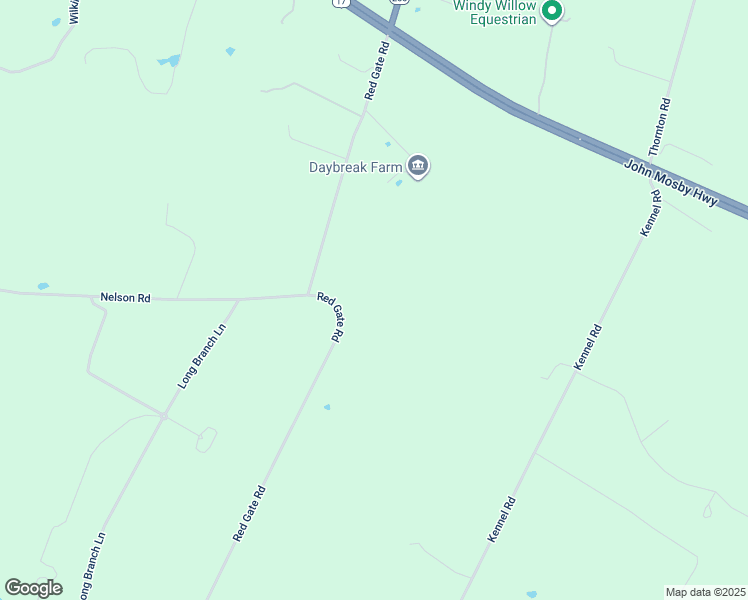 map of restaurants, bars, coffee shops, grocery stores, and more near 701 Red Gate Road in Boyce