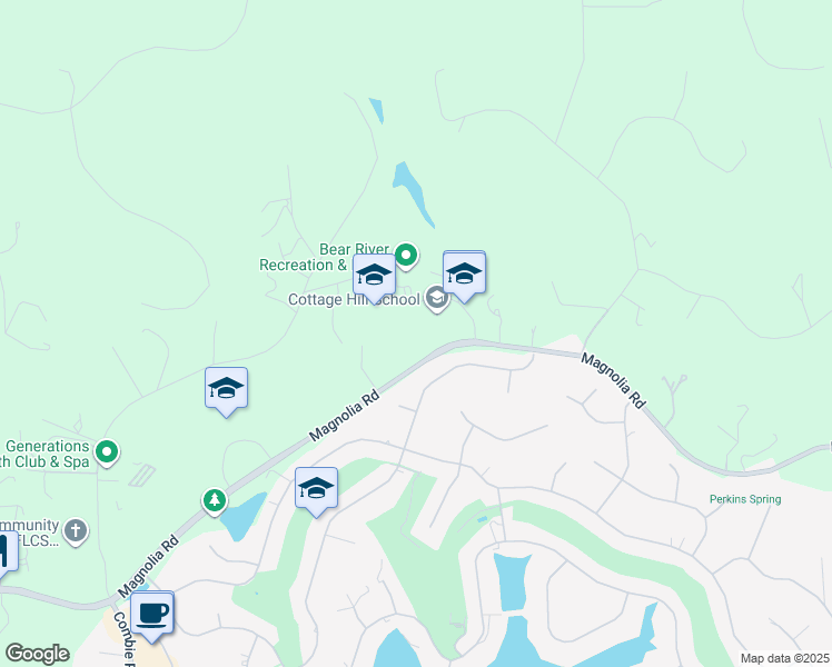 map of restaurants, bars, coffee shops, grocery stores, and more near 22600 Kingston Lane in Grass Valley