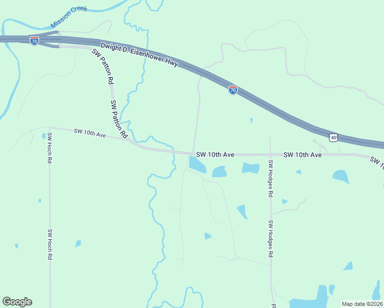 map of restaurants, bars, coffee shops, grocery stores, and more near 9500 Southwest 10th Street in Topeka