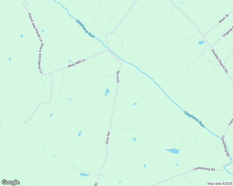 map of restaurants, bars, coffee shops, grocery stores, and more near 692 Grim Road in Stephens City