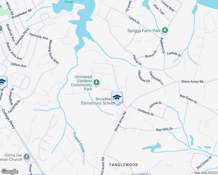 map of restaurants, bars, coffee shops, grocery stores, and more near 1195 Palmwood Court in Arnold