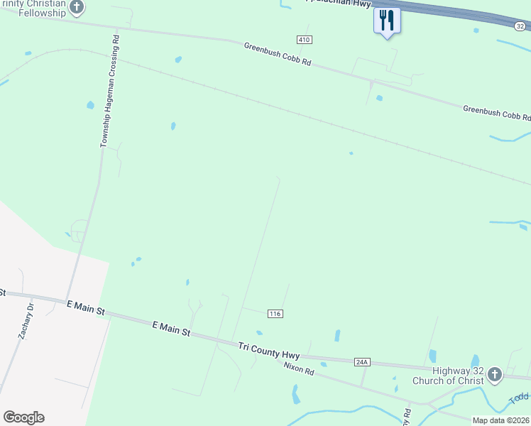 map of restaurants, bars, coffee shops, grocery stores, and more near 15043 Chad Lane in Williamsburg