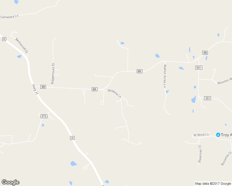 map of restaurants, bars, coffee shops, grocery stores, and more near 46 Wisteria Lane in Troy