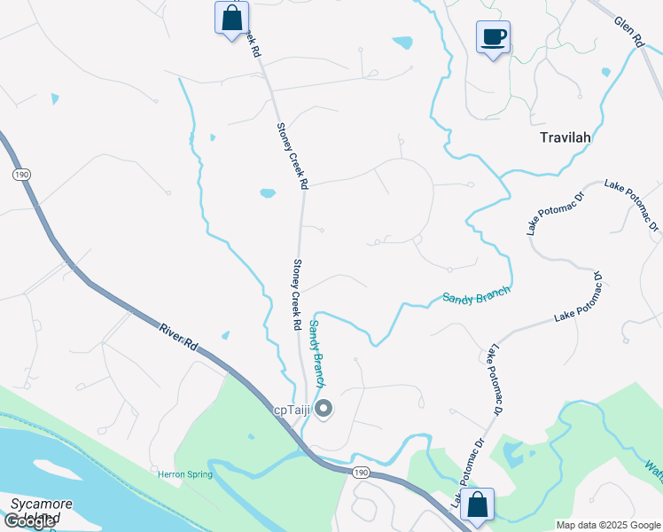 map of restaurants, bars, coffee shops, grocery stores, and more near 15 Stoney Creek Way in Rockville