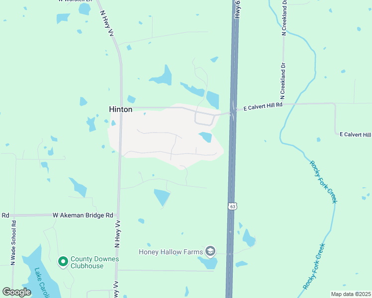 map of restaurants, bars, coffee shops, grocery stores, and more near 160 East Honey Lane in Columbia