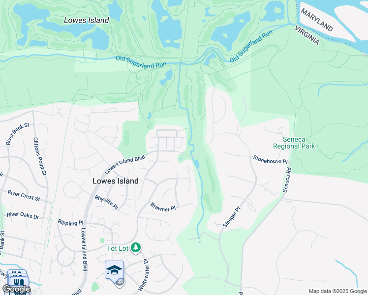 map of restaurants, bars, coffee shops, grocery stores, and more near 20376 Fallsway Terrace in Potomac Falls