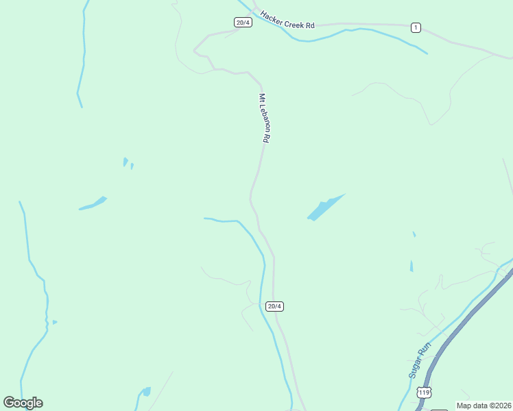 map of restaurants, bars, coffee shops, grocery stores, and more near 1024 Mount Lebanon Road in Buckhannon