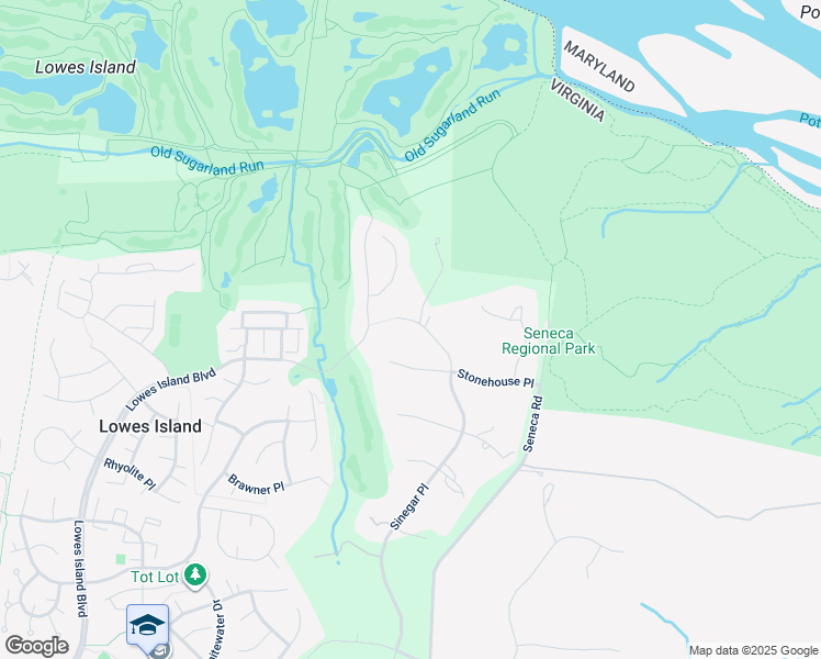 map of restaurants, bars, coffee shops, grocery stores, and more near 112 Sinegar Place in Sterling