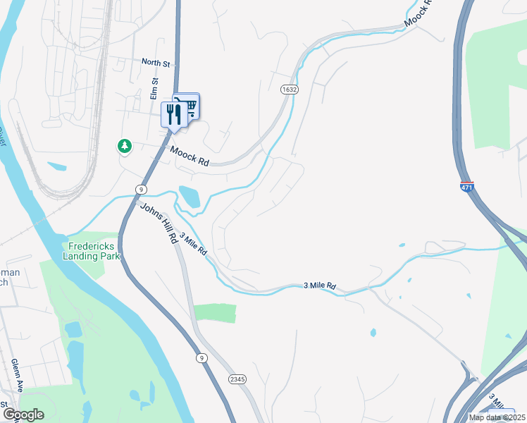map of restaurants, bars, coffee shops, grocery stores, and more near 114 Timber Ridge Drive in Wilder