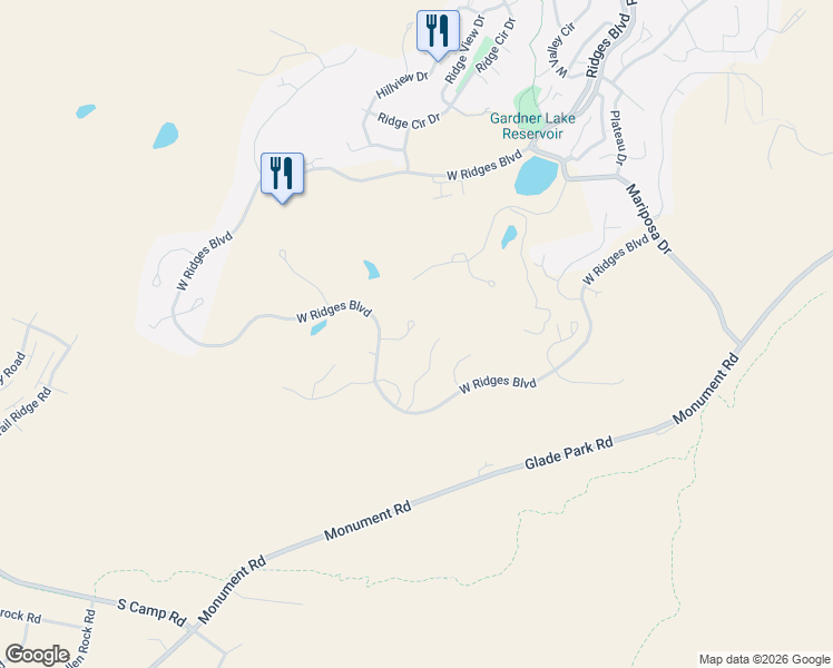 map of restaurants, bars, coffee shops, grocery stores, and more near 2353 Yellow Cat Ct in Grand Junction