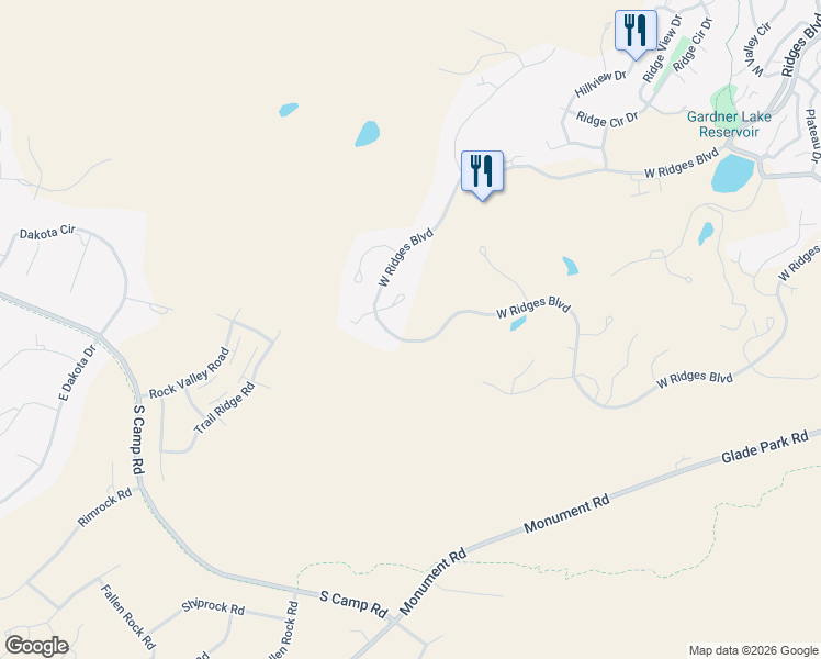 map of restaurants, bars, coffee shops, grocery stores, and more near 323 Hearthstone Court in Grand Junction