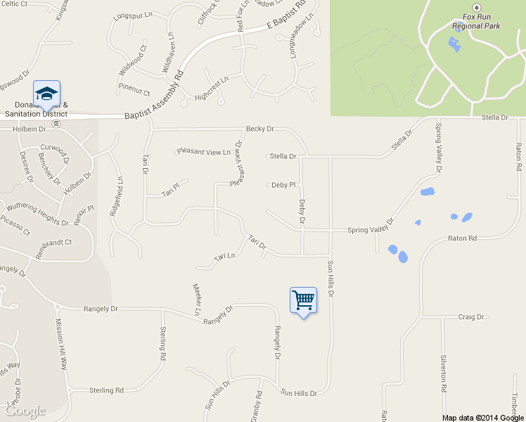 map of restaurants, bars, coffee shops, grocery stores, and more near 1335 Spring Valley Drive in Colorado Springs