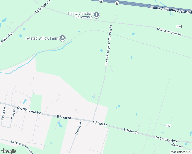 map of restaurants, bars, coffee shops, grocery stores, and more near 4101 Township Hageman Crossing Road in Williamsburg