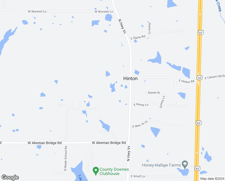 map of restaurants, bars, coffee shops, grocery stores, and more near 8651 North Highway Vv in Columbia