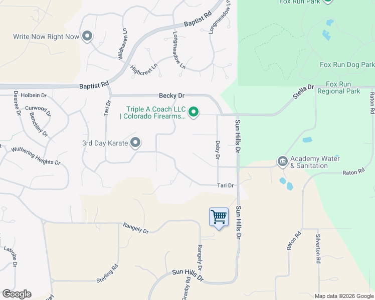 map of restaurants, bars, coffee shops, grocery stores, and more near 1320 Spring Valley Dr in Colorado Springs