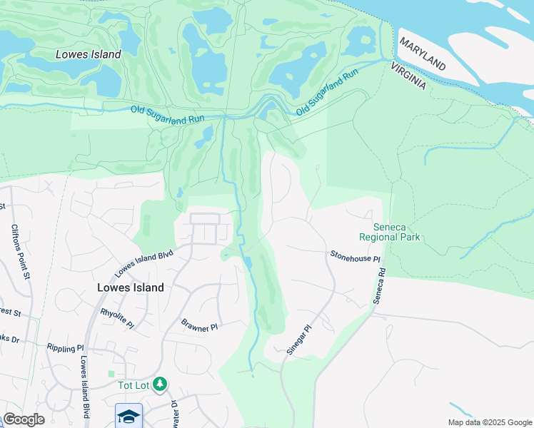 map of restaurants, bars, coffee shops, grocery stores, and more near 20285 Water Mark Place in Sterling