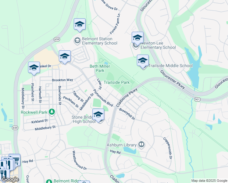 map of restaurants, bars, coffee shops, grocery stores, and more near 20384 Farngate Terrace in Ashburn