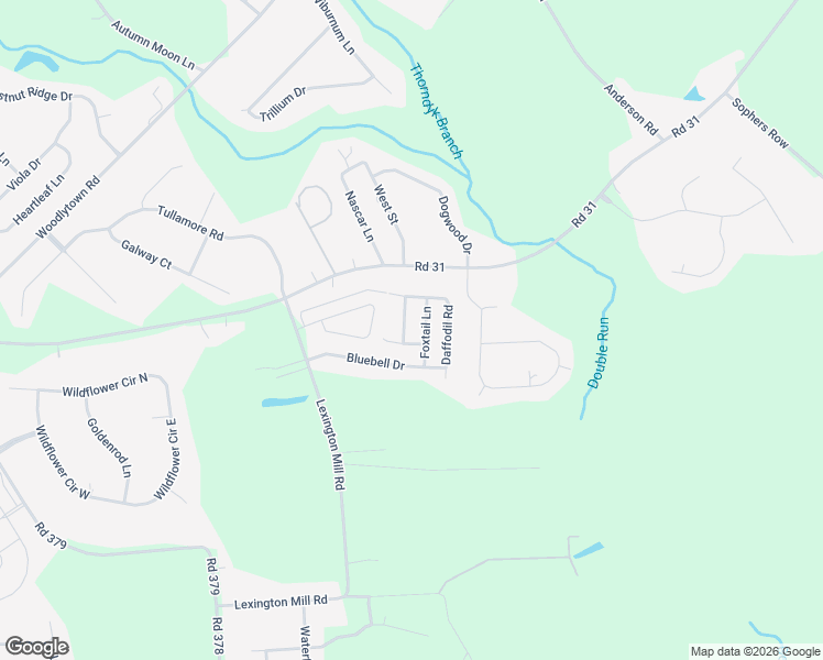 map of restaurants, bars, coffee shops, grocery stores, and more near 116 Foxtail Lane in Magnolia