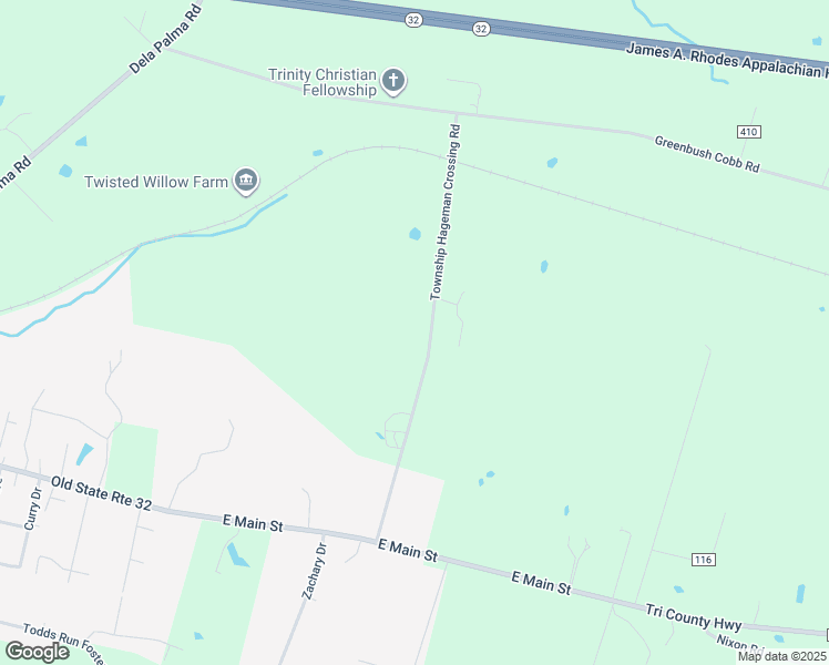 map of restaurants, bars, coffee shops, grocery stores, and more near 4101 Township Hageman Crossing Road in Williamsburg