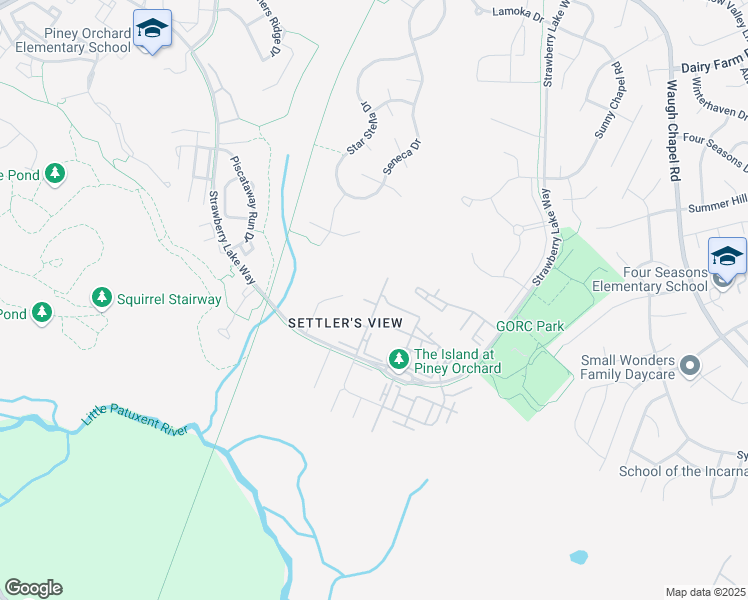 map of restaurants, bars, coffee shops, grocery stores, and more near 952 Citrine Court in Odenton