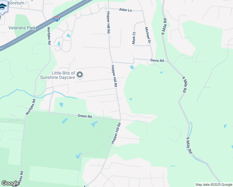 map of restaurants, bars, coffee shops, grocery stores, and more near 3773 Hopper Hill Road in Cincinnati