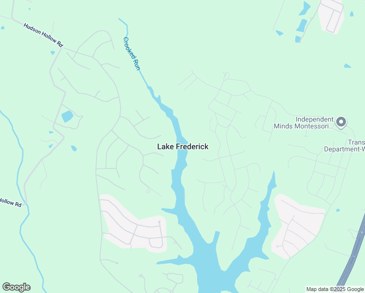 map of restaurants, bars, coffee shops, grocery stores, and more near in Lake Frederick