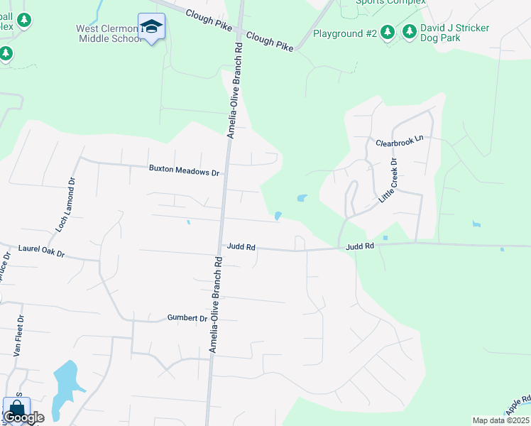 map of restaurants, bars, coffee shops, grocery stores, and more near 24 Rockwood Drive in Amelia