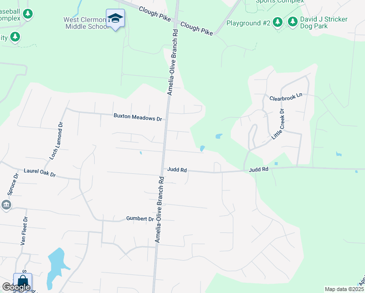 map of restaurants, bars, coffee shops, grocery stores, and more near 24 Rockwood Drive in Amelia