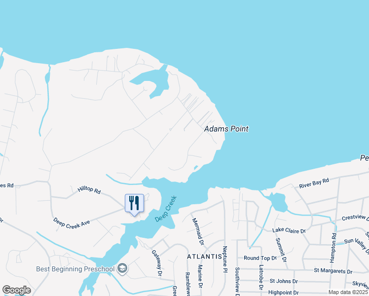 map of restaurants, bars, coffee shops, grocery stores, and more near 1012 Landon Lane in Arnold