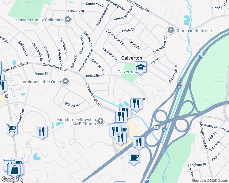 11928 Lakehouse Road, Calverton MD Walk Score