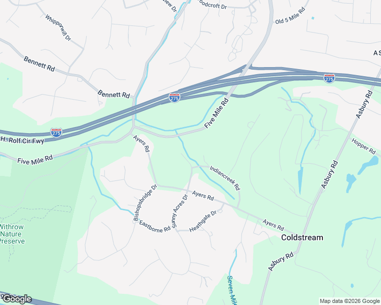 map of restaurants, bars, coffee shops, grocery stores, and more near 480 Tam O Shanter Court in Cincinnati