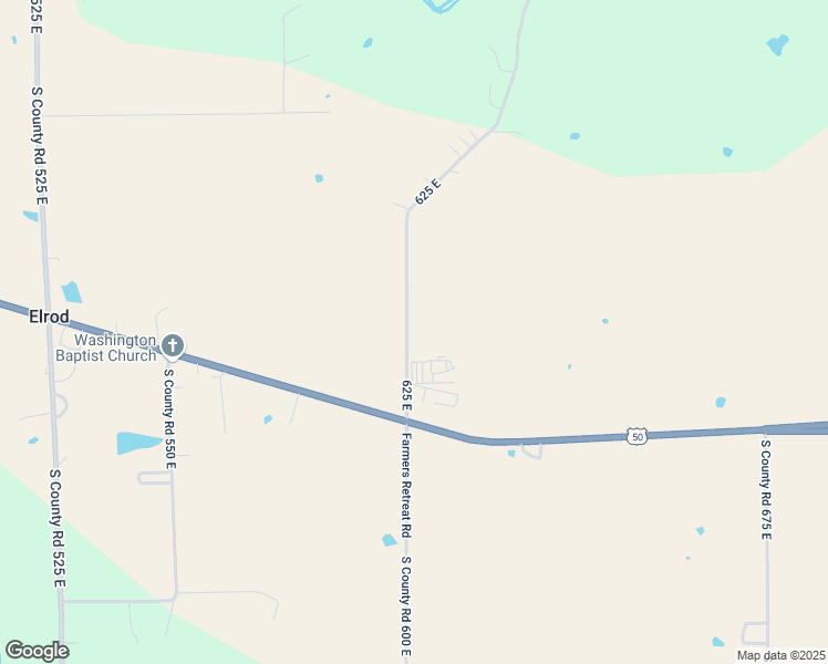 map of restaurants, bars, coffee shops, grocery stores, and more near 1481 625 East in Dillsboro