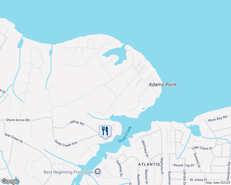 map of restaurants, bars, coffee shops, grocery stores, and more near 971 Bennett Road in Arnold