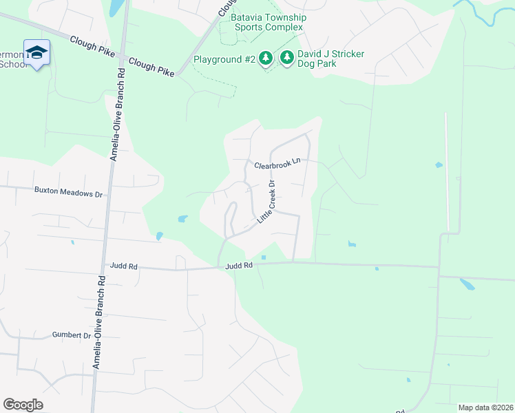 map of restaurants, bars, coffee shops, grocery stores, and more near 4114 Otter Creek Drive in Amelia
