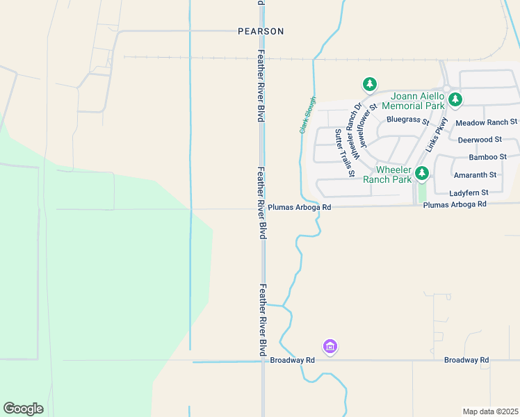 map of restaurants, bars, coffee shops, grocery stores, and more near 1226 Plumas Avenue in Olivehurst