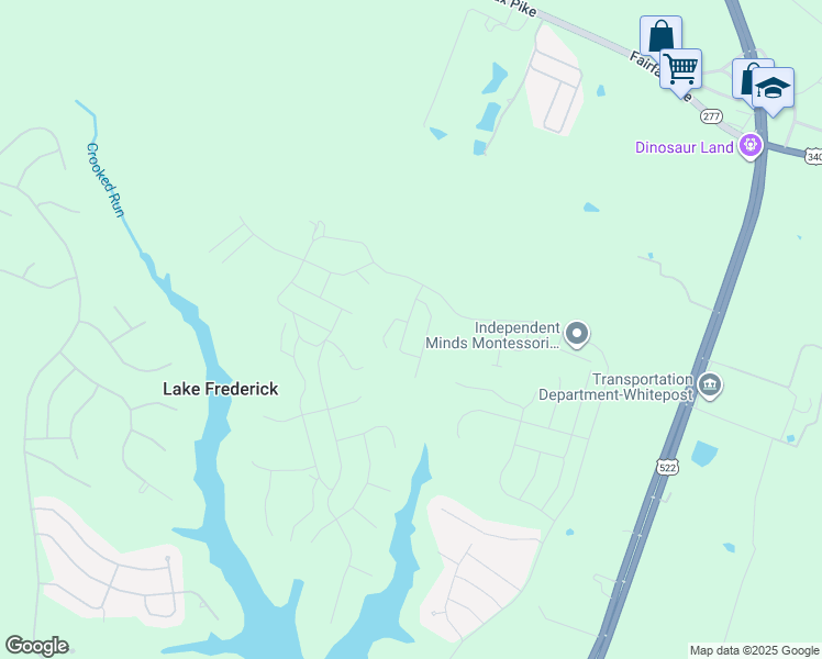 map of restaurants, bars, coffee shops, grocery stores, and more near 133 Choke Cherry Court in Frederick County