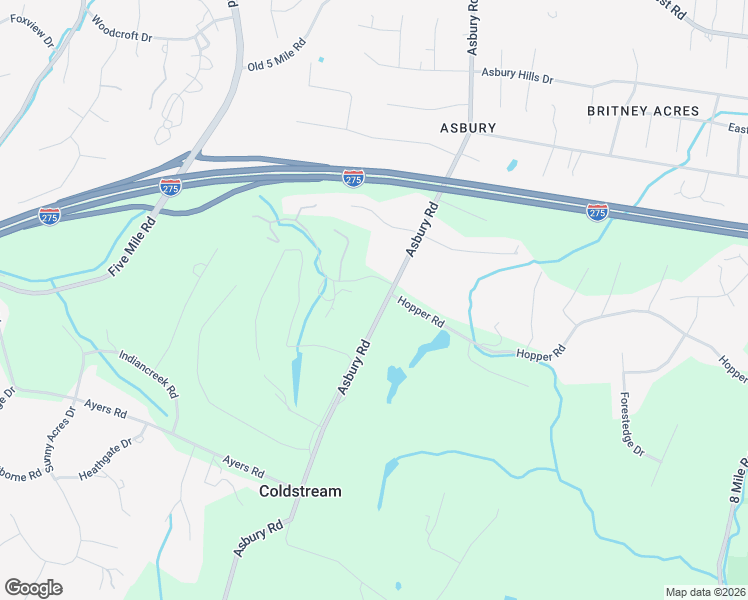 map of restaurants, bars, coffee shops, grocery stores, and more near 7674 Coldstream Drive in Cincinnati