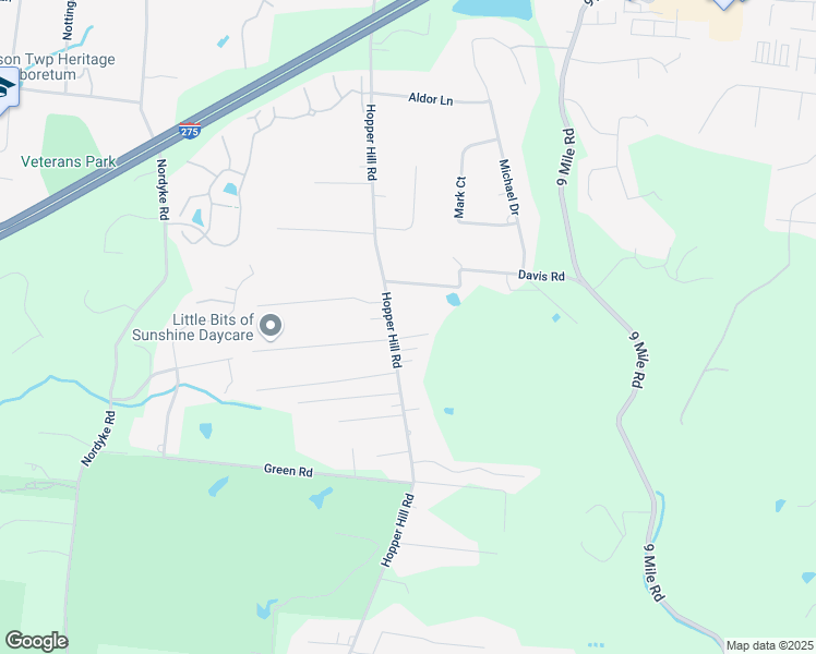 map of restaurants, bars, coffee shops, grocery stores, and more near 535 Davis Road in Cincinnati